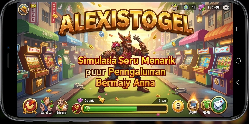 Tangkapan layar ALEXISTOGEL menunjukkan momen mendebarkan dalam simulasi permainan.