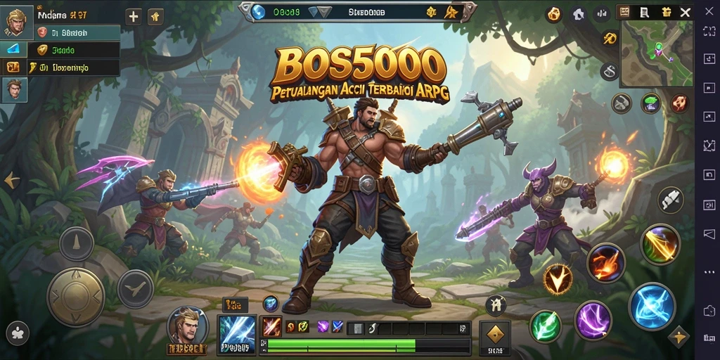 Gameplay mendebarkan dalam dunia penuh petualangan ARPG.
