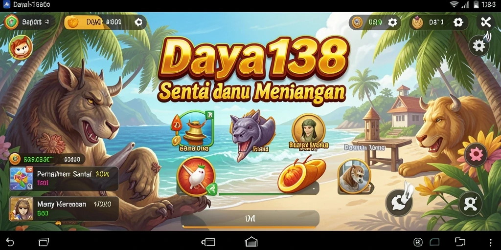 Tangkapan layar utama <strong>DAYA138</strong> menampilkan gameplay yang seru dan menantang.