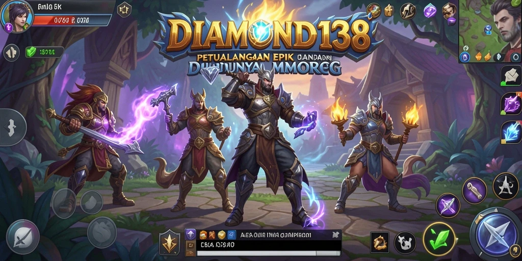 Tampilan gameplay seru dan aksi mendebarkan dalam DIAMOND138.