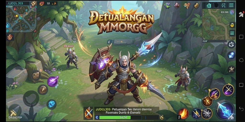 Tangkapan layar gameplay seru dalam JUDOL303 MMORPG.