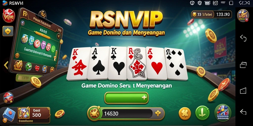 Tampilan mendebarkan dari gameplay RSNVIP yang memukau.
